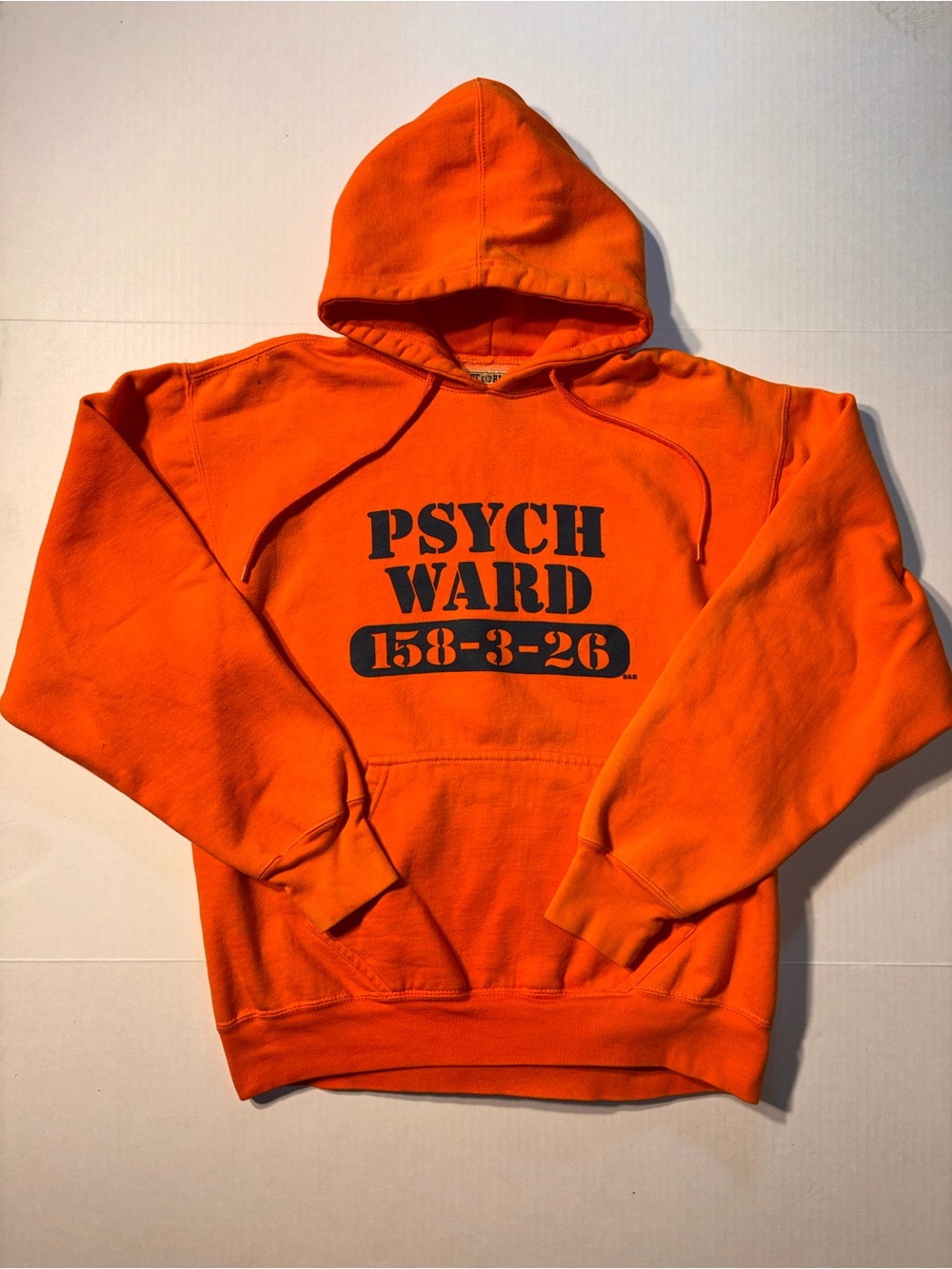 Vtg Steve & Barrys Psych Ward Reverse Weave Heavyweights Hoodie Sweatshirt Sz M